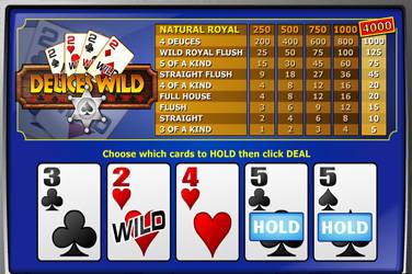 Deuces wild mh 经典扑克牌封面