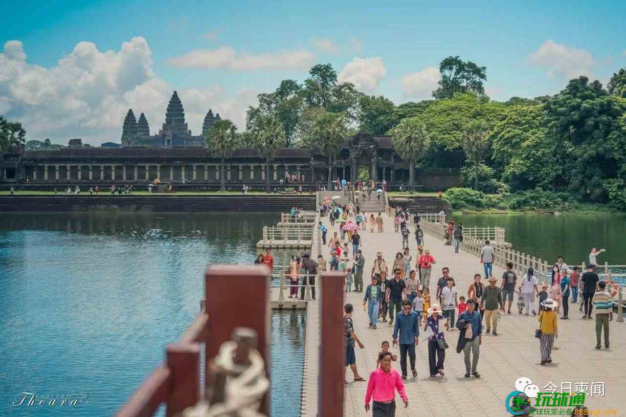 来柬埔寨的外国游客，中国仍居第三位